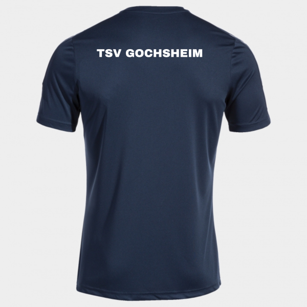 Trikot Marineblau mit Logo und Initialen