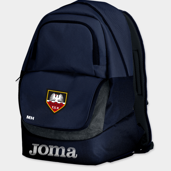 Trainingsrucksack mit Ballfach 44 Liter Marineblau